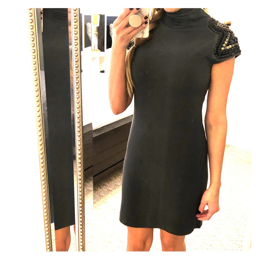 Beaded detail dress